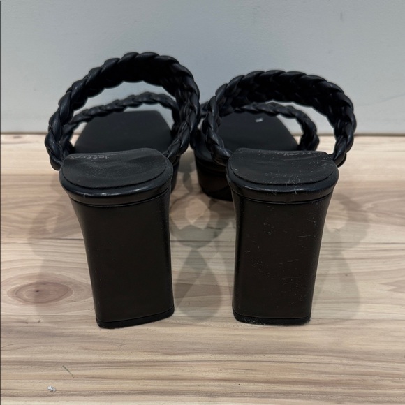 Jeffrey Campbell Black Braided Heels - Picture 4 of 4